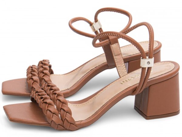 Sandália Feminina Salto Baixo Caramelo Torricella AVS 457.004.104E