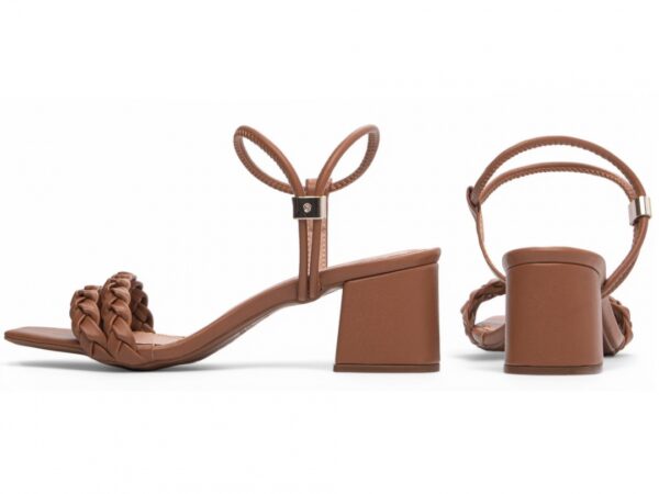 Sandália Feminina Salto Baixo Caramelo Torricella AVS 457.004.104E