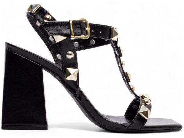 Sandália Feminina Salto Grosso Preto Torricella AVS 038A