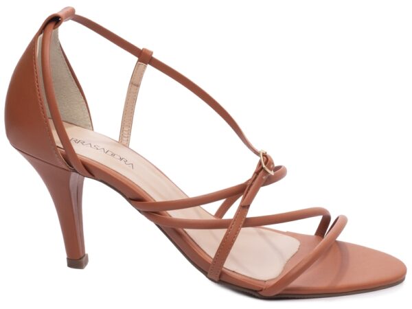 Sandália Salto Fino Ato Caramelo Arrasadora AVS AR200-06E_AR