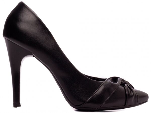 Sapato Scarpin Bico Fino Salto Alto Preto AVS 9200-113A