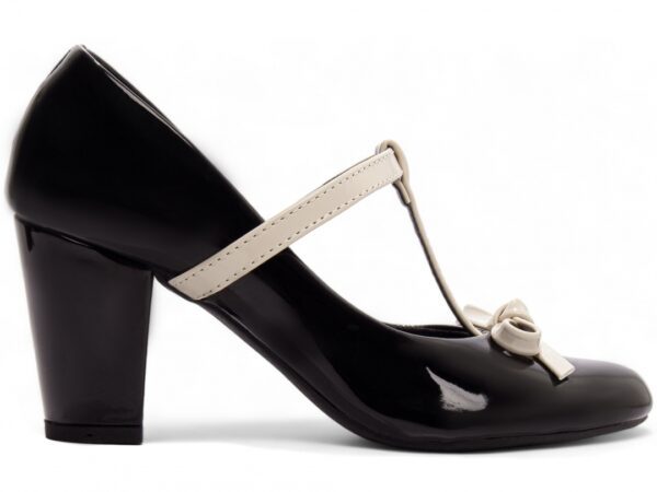 Sapato Scarpin Boneca Mary Jane Salto Médio Alto Grosso AVS 771A