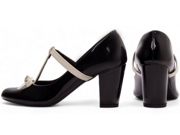 Sapato Scarpin Boneca Mary Jane Salto Médio Alto Grosso AVS 771A