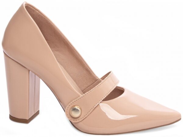 Sapato Scarpin Rose Salto Alto Quadrado Torricella AVS 65-13C