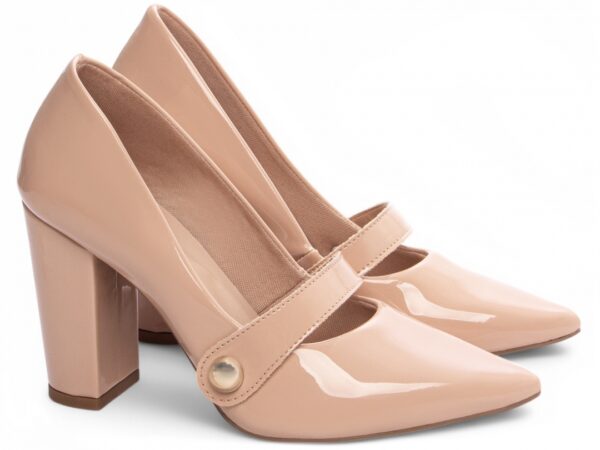 Sapato Scarpin Rose Salto Alto Quadrado Torricella AVS 65-13C