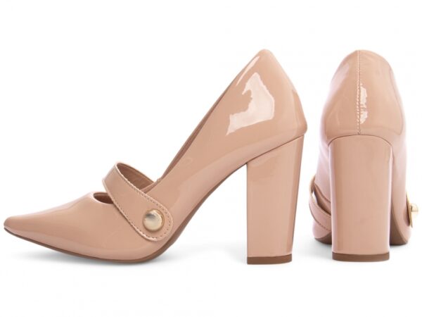 Sapato Scarpin Rose Salto Alto Quadrado Torricella AVS 65-13C