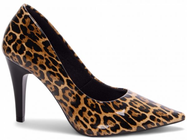 Sapato Scarpin Salto Alto Bico Fino Estampado Torricella AVS 65-02G