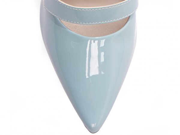 Sapato Scarpin Salto Alto Quadrado Azul Torricella AVS 65-13D