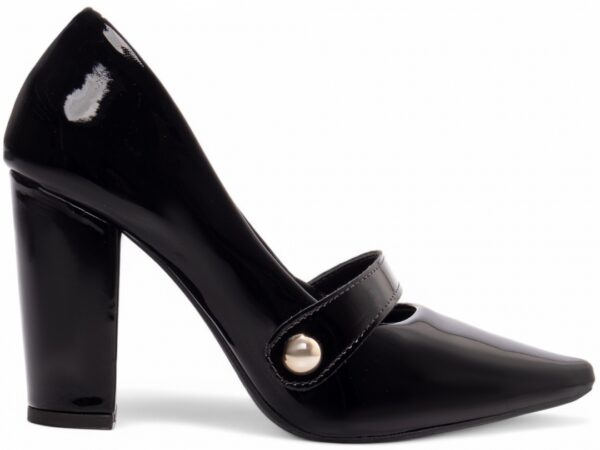 Sapato Scarpin Salto Alto Quadrado Preto Torricella AVS 65-13A