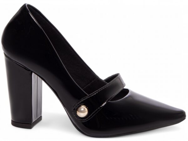 Sapato Scarpin Salto Alto Quadrado Preto Torricella AVS 65-13A