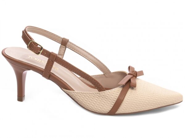 Sapato Scarpin Salto Baixo Fino Caramelo Torricella AVS 600