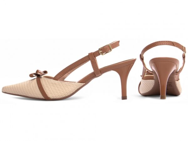 Sapato Scarpin Salto Baixo Fino Caramelo Torricella AVS 600