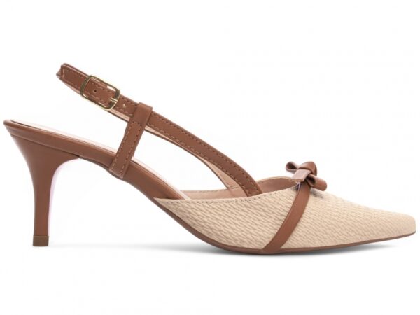 Sapato Scarpin Salto Baixo Fino Caramelo Torricella AVS 600