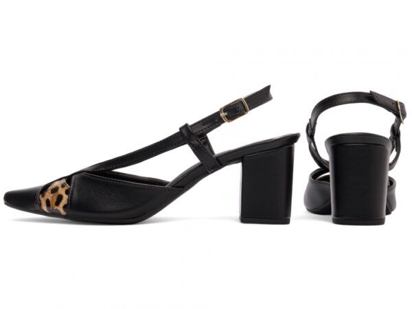 Sapato Scarpin Salto Baixo Fino Preto Torricella AVS 600.07A
