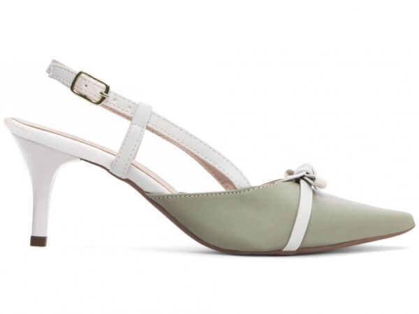 Sapato Scarpin Salto Baixo Fino Verde Torricella AVS 600.12B