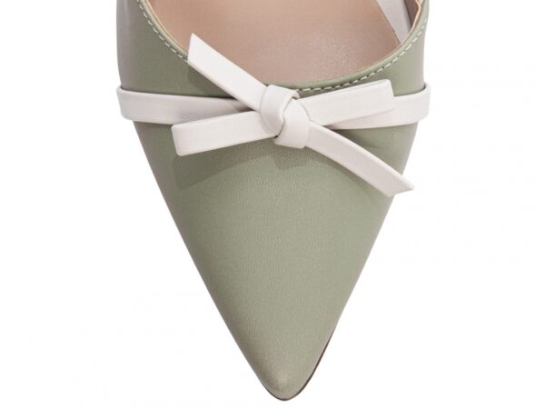 Sapato Scarpin Salto Baixo Fino Verde Torricella AVS 600.12B
