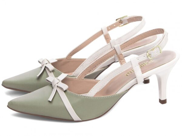 Sapato Scarpin Salto Baixo Fino Verde Torricella AVS 600.12B
