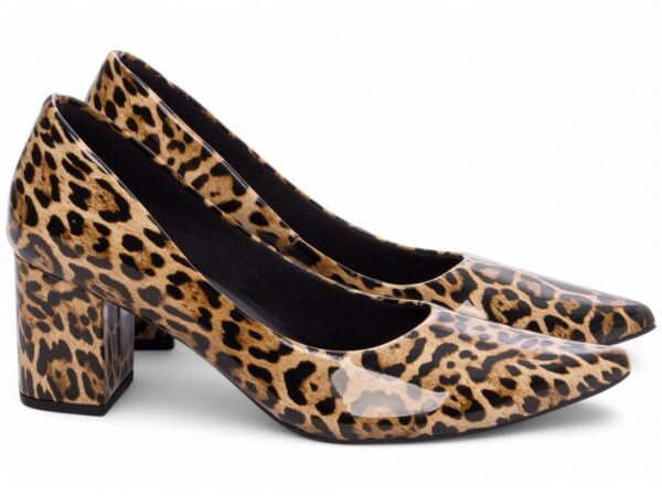 Sapato Scarpin Salto Bico Fino Manchado Torricella AVS 601H