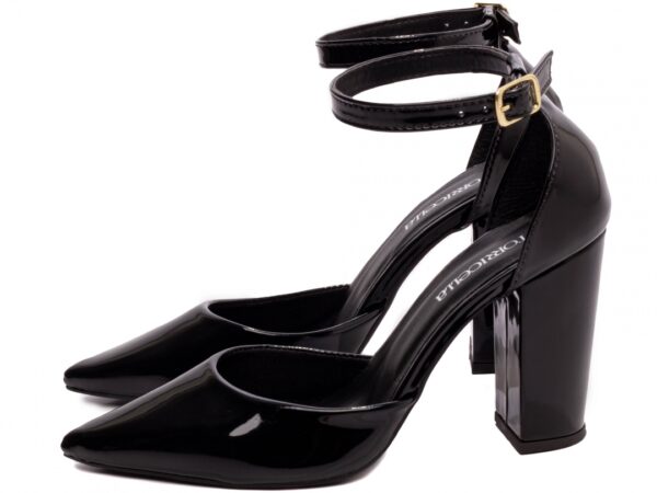 Sapato Scarpin Salto Bico Fino Preto Torricella 65-03A