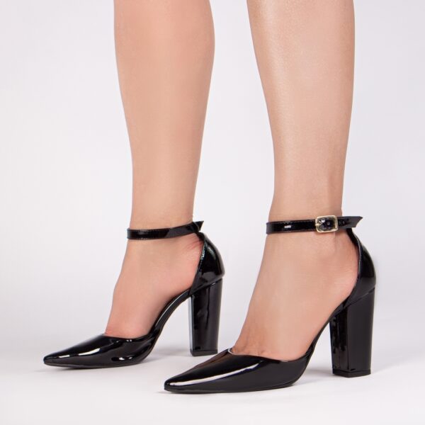 Sapato Scarpin Salto Bico Fino Preto Torricella 65-03A