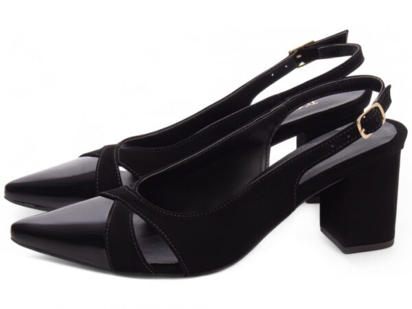 Sapato Scarpin Salto Bico Fino Preto Torricella AVS 600.01A (5)