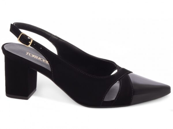Sapato Scarpin Salto Bico Fino Preto Torricella AVS 600.01A (5)