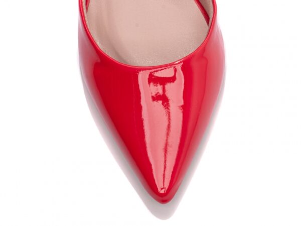 Sapato Scarpin Salto Bico Fino Vermelho Torricella AVS 65-03F