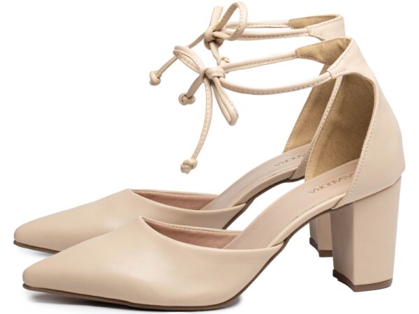 Sapato Scarpin Salto Bloco Grosso Baixo AVS 9000-03B_AR
