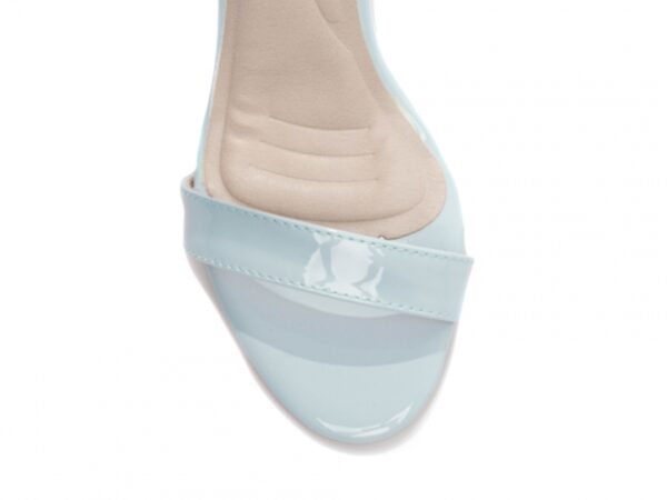 Sandália Feminina Salto Alto Fino Azul Luxo AVS 7060D