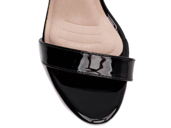 Sandália Feminina Salto Alto Fino Preto Luxo AVS 7060A