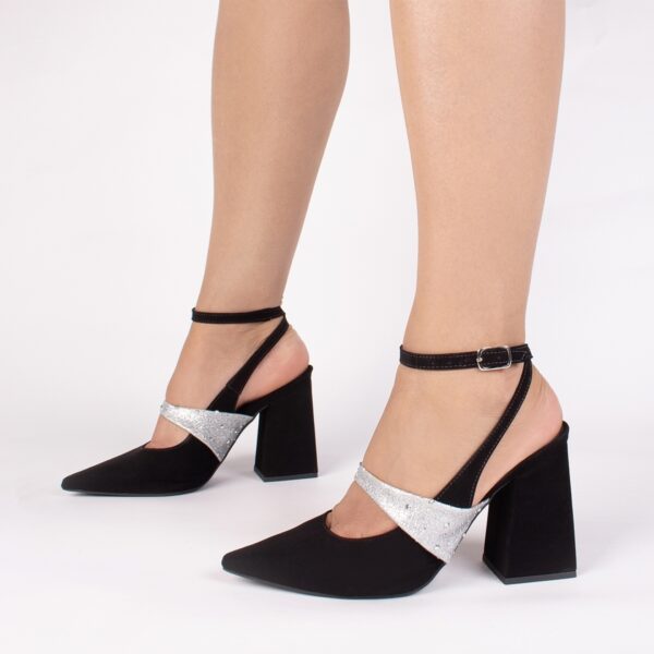 Sapato Scarpin Nobuck Glitter Torricella AVS 67075A