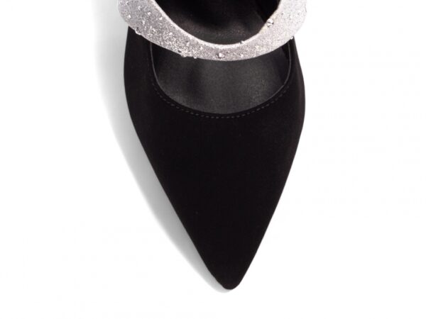 Sapato Scarpin Nobuck Glitter Torricella AVS 67075A