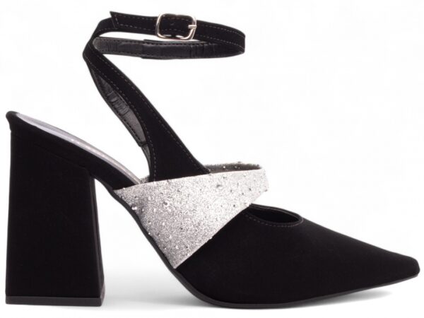 Sapato Scarpin Nobuck Glitter Torricella AVS 67075A