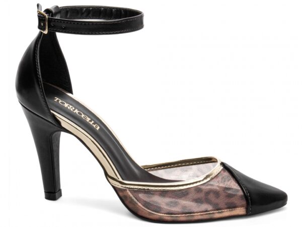 Sapato Scarpin Salto Bico Fino Preto Torricella AVS 68002A