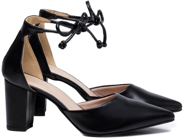 Sapato Scarpin Salto Bloco Grosso Baixo Arrasadora AVS 9000-03A_AR