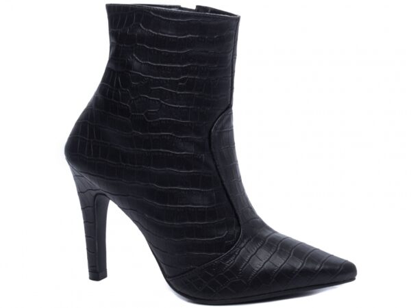 Bota Cano Curto Feminina Salto Alto Fino Macio AVS 65020A