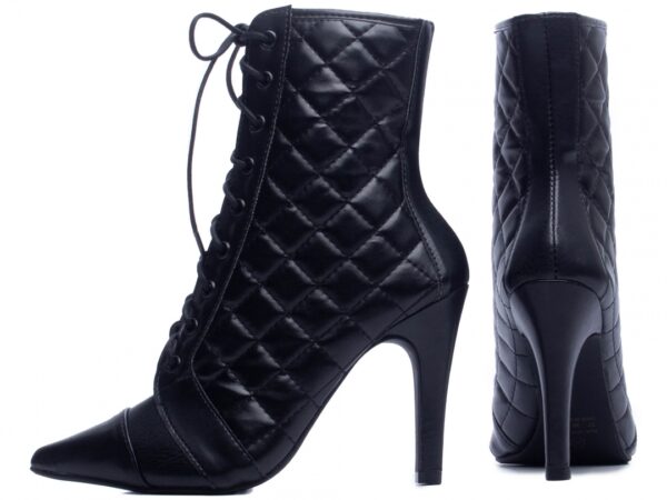 Bota Feminina Bico Fino Salto Cano Curto Torricela AVS 67001A