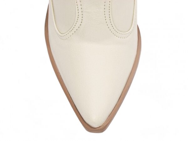 Bota Texana Country Off White Cano Baixo Salto Torricella AVS 500-559B