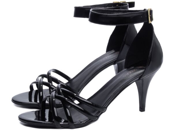 Sandália Feminina Salto Baixo Preto Torricella AVS 4000-73A_AR