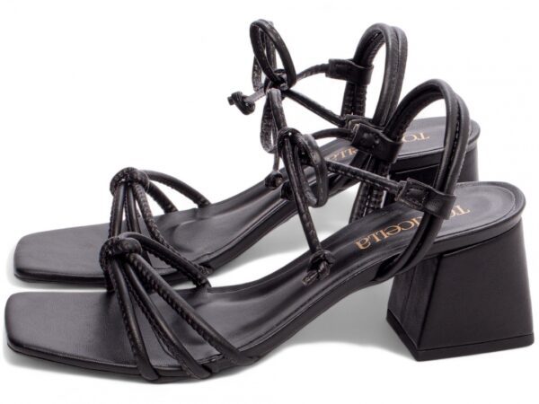 Sandália Feminina Salto Preto Torricella AVS 4.004A