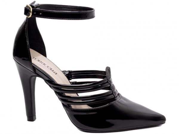 Sandália Scarpin Preto Madrinha Sapato Salto Torricella AVS 66082F