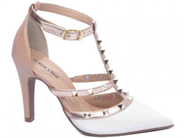 Sapato Feminino Scarpin Salto Fino Noiva AVS 65054F