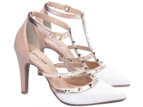 Sapato Feminino Scarpin Salto Fino Noiva AVS 65054F