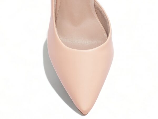 Sapato Scarpin Abertura Lateral Salto Alto Rose Grosso 65-05C