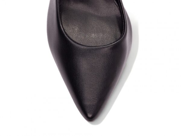 Sapato Scarpin Abertura Lateral Salto Preto Grosso AVS 65-05A
