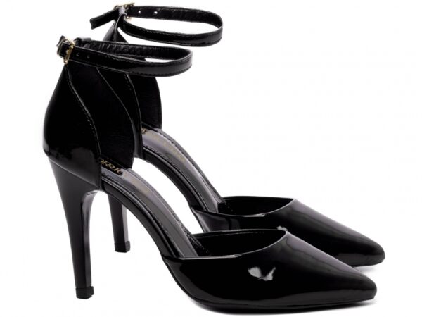 Sapato Scarpin Bico Fino Preto Salto Alto Torricella AVS 9200-117A