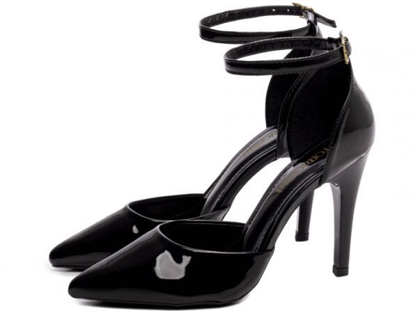 Sapato Scarpin Bico Fino Preto Salto Alto Torricella AVS 9200-117A