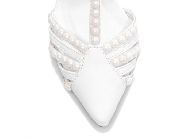Sapato Scarpin Noiva Branco Salto Medio Casamento Torricella AVS 67062A