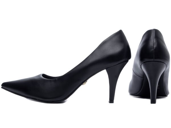 Sapato Scarpin Salto Fino Napa Preto Torricella AVS 8000-02E_AR