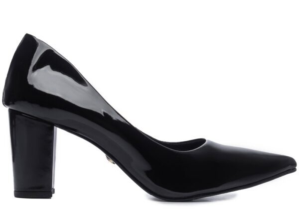 Sapato Scarpin Salto Grosso Verniz Torricella AVS 8000-02G_AR